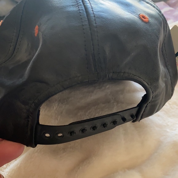 Denver Broncos genuine leather cap! NWT - Picture 4 of 10